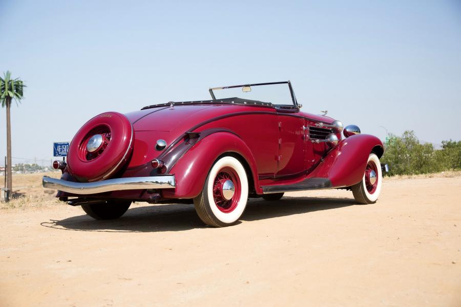  Auburn 851 Supercharged Dual Ratio Cabriolet 1935 года  (фото 8 из 28)